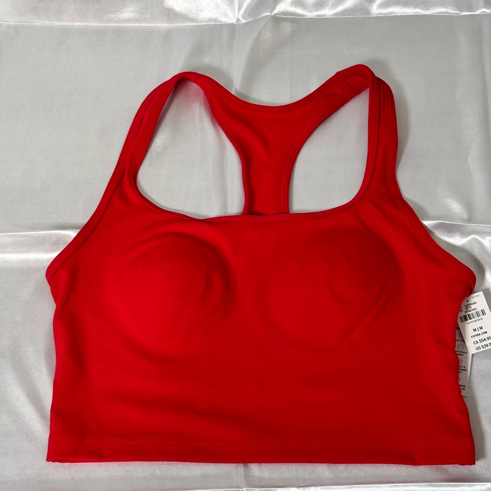 PINK Victoria's Secret Red Muscle Tee